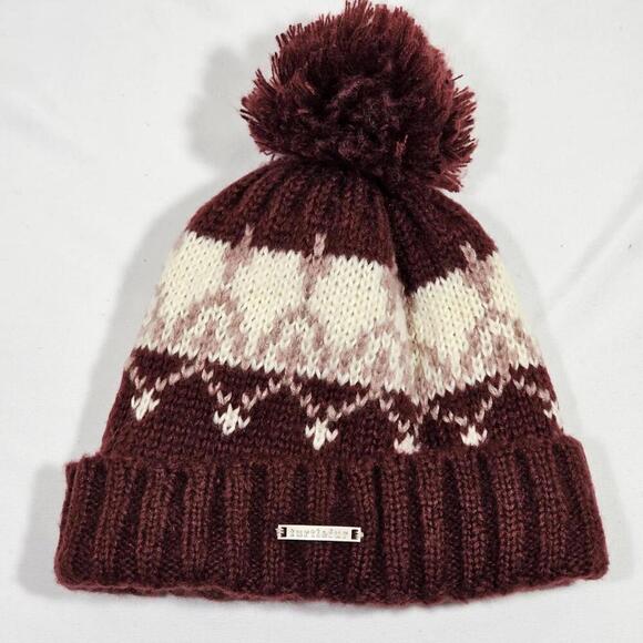 Turtle Fur Accessories - Turtle Fur Pom Pom Fleece Lined Knit Beanie Women’s One Size